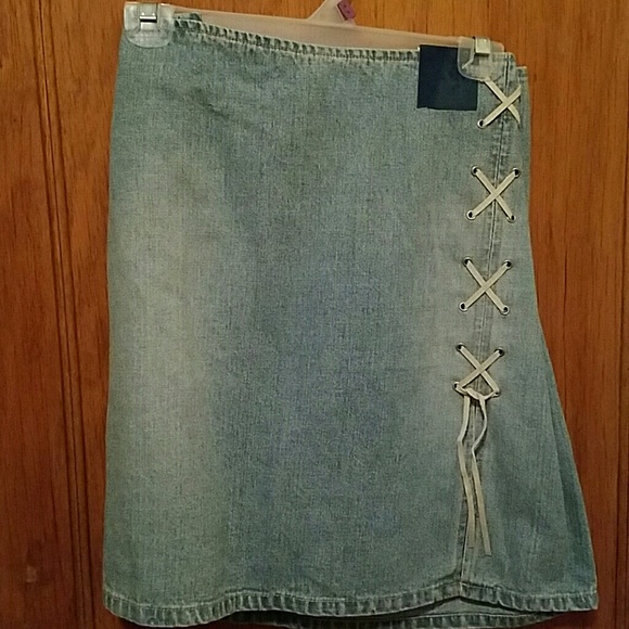 Venezia Dresses & Skirts - Stone Wash blue jean skirt