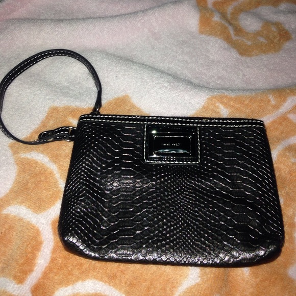 Nine West Black Wristlet!