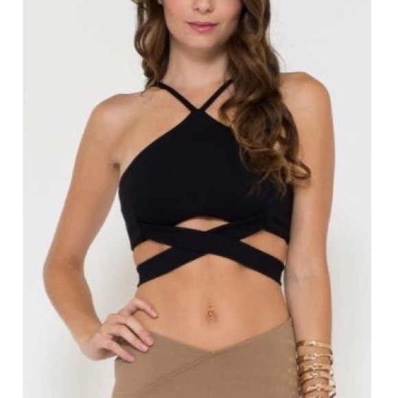 Mia Bella Boutique Tops - SOLE MIO PONTI VERONA CROP TOP
