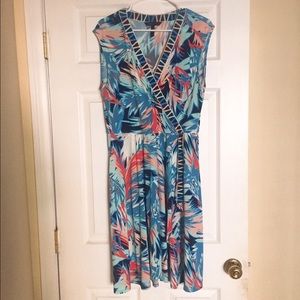 BCBG wrap dress Size L