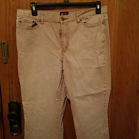 Rose colored jeans