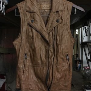 Tan Biker Jacket
