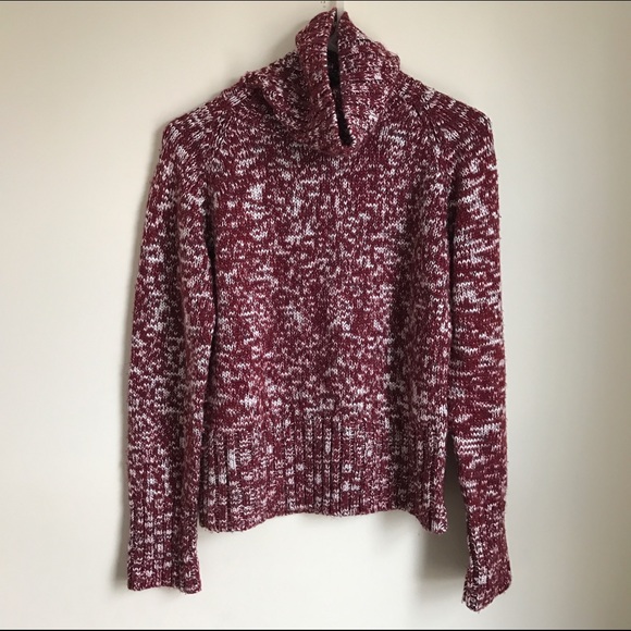 H&M Sweaters - H&M Maroon Marled Sweater
