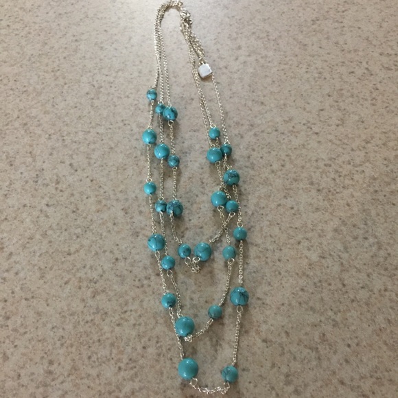 Three layer Turquoise necklace