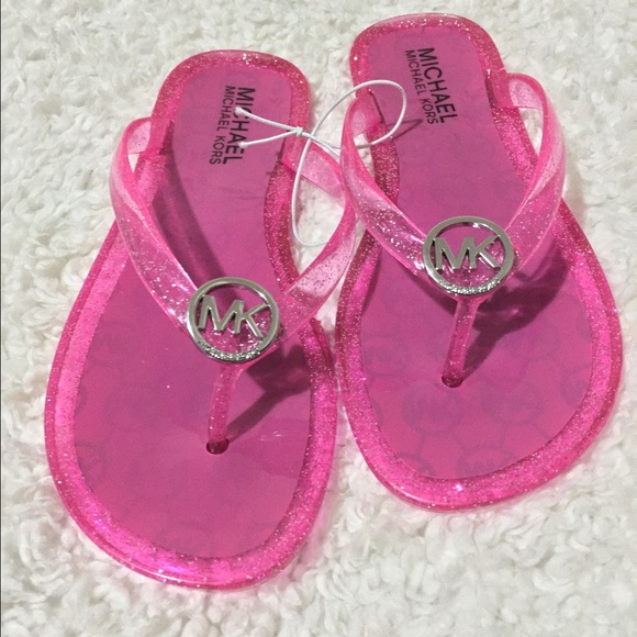 Michael Kors Jelly Flip Flops NWOT