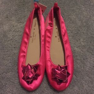 Girls Gap Kids Kate Spade pink ballet flats Size 3