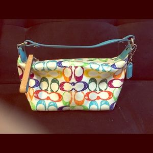 Small Coach multicolor bag