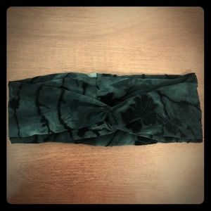 Anthropologie velvet turban headband