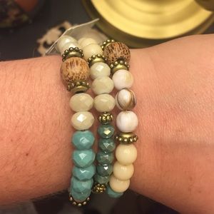 Buckle Beaded Wrap Bracelet