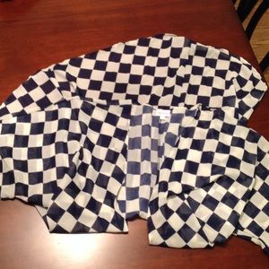FINAL SALE NWT LuLaRoe Large Lindsay blue & white