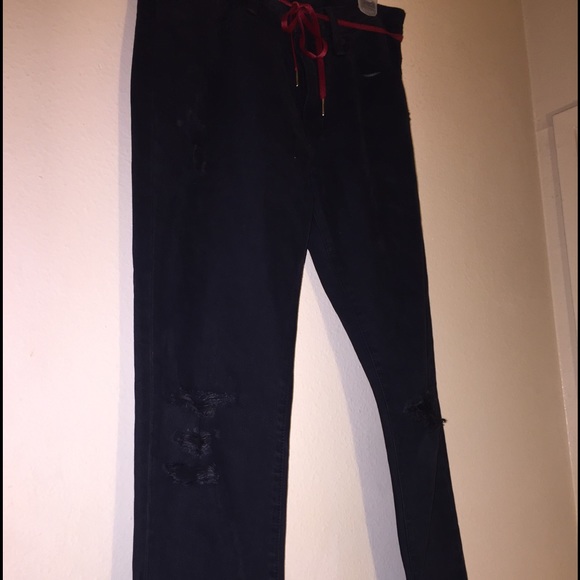 Levis 511 Distressed Denim