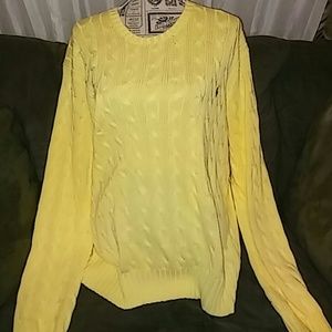 Polo By Ralph Lauren Men's XL Sweater Yellow