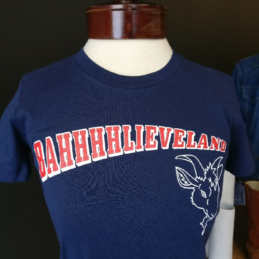 Unisex Bahhhhlieveland Cleveland Indians Bella T - Picture 2 of 5