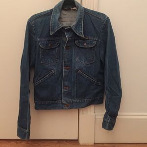 Vintage WRANGLER indigo denim jean jacket