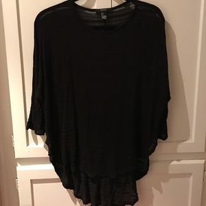Forever 21 Black tunic sweater