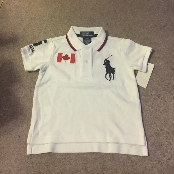 Infant  RL polo mesh shirt CANADA