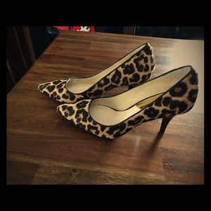 Michael Kors Leopard Print Heels