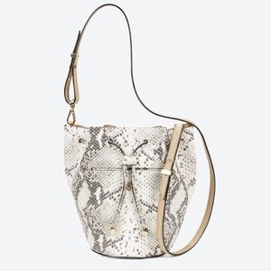 Signature Exotic Embossed Mini Bucket Bag👯