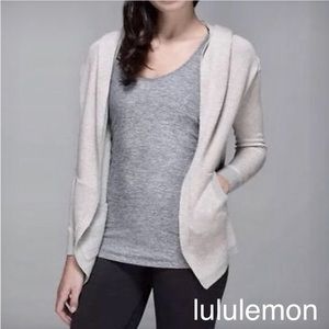 Lululemon Cabin Yogi Wrap Hooded Sweater, 6