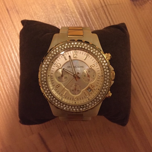 Gold Michael Kors watch