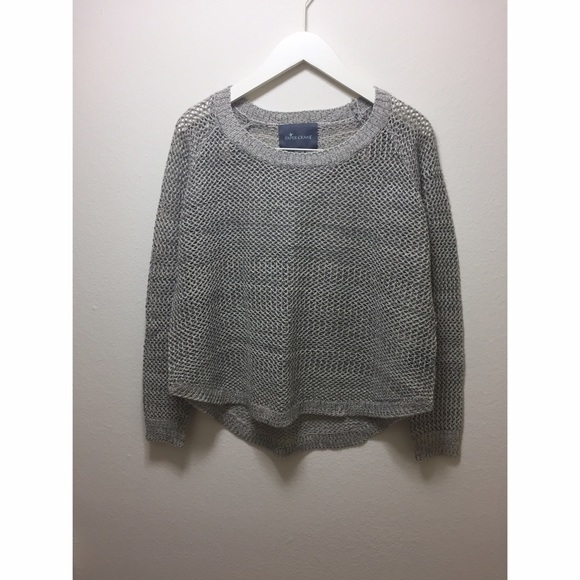 💎SOLD OUT💎LS Two Tone Sheer Sweater - Picture 1 of 4