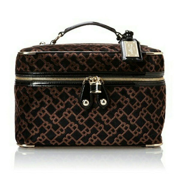 Bally Aica Large Bag Logo Velvet Case - Picture 1 of 8