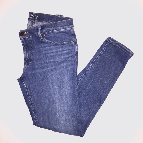 Ann Taylor LOFT Relaxed Skinny Denim Jeans 28/6