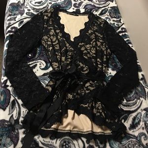 Lace Long Sleeve Blouse