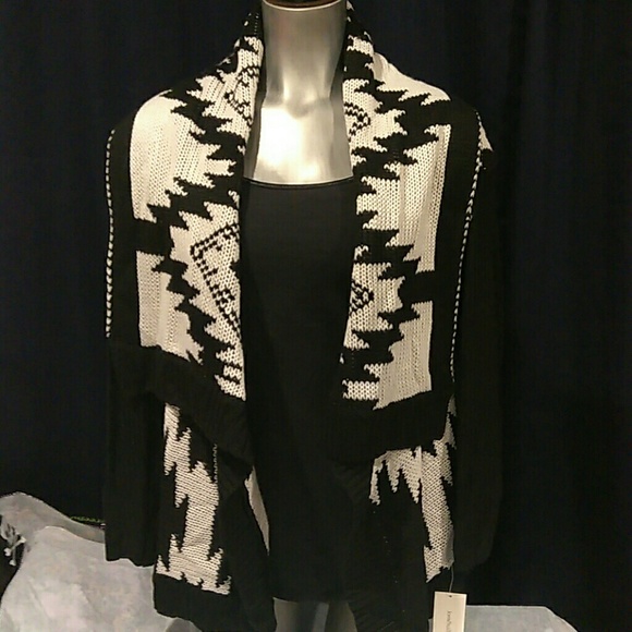 John Paul Richard Draped Jacquard Cardigan - Picture 1 of 3