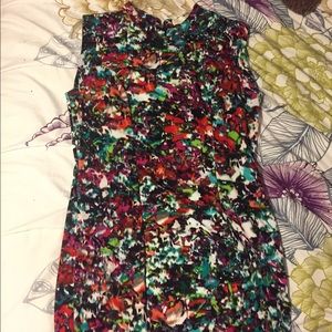 Colorful print dress!