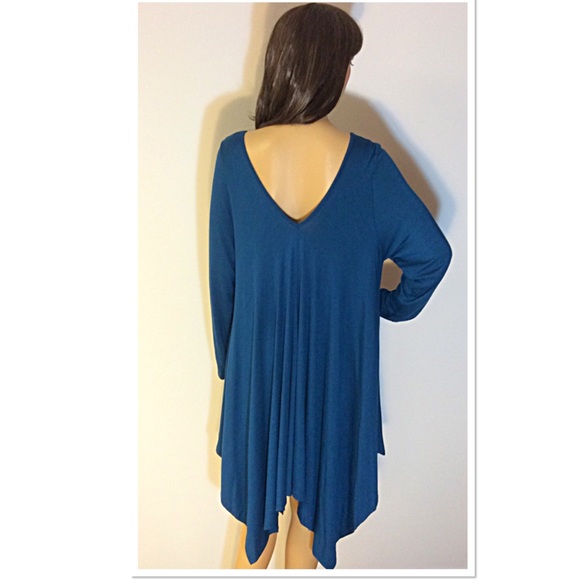 ❌1 LEFT ❌🎉HP🎉ASYMMETRICAL SWING DRESS PLUS - Picture 3 of 4