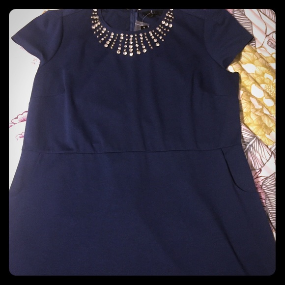 Cute blue studded dress!