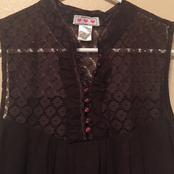 Boho Brown Top - Picture 2 of 4