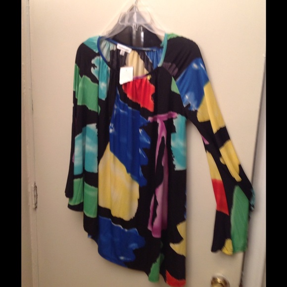 Vibrant primary color one shoulder dress