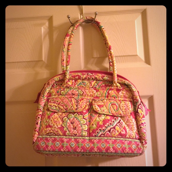 Capri Melon Vera Bradley Bowler Bag