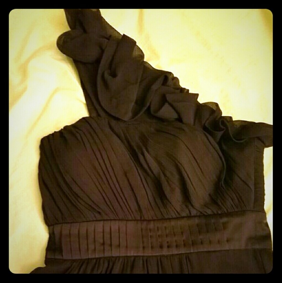 Long black gown