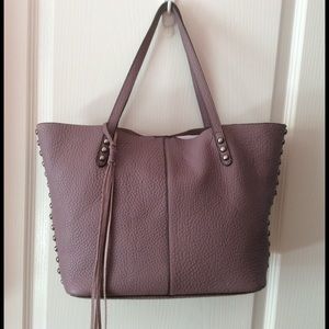 Rebecca Minkoff Unlined Leather Studded Tote  Bag