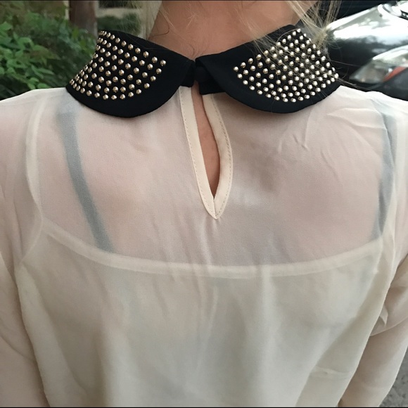 DONATE ALERT: Peter Pan Collar Blouse - Picture 3 of 4
