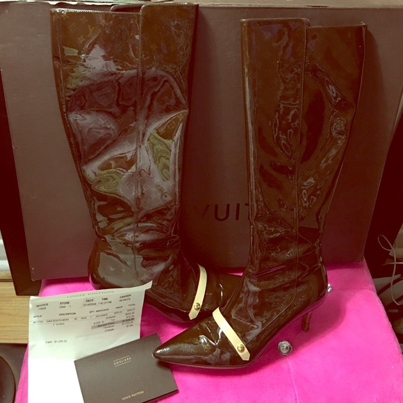 Louis Vuitton monogram boots - Picture 1 of 4
