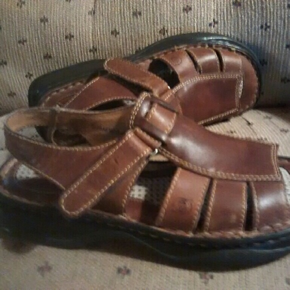 BORN SANDALS, 8M/W, BROWN