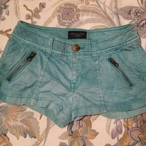 Turquoise shorts