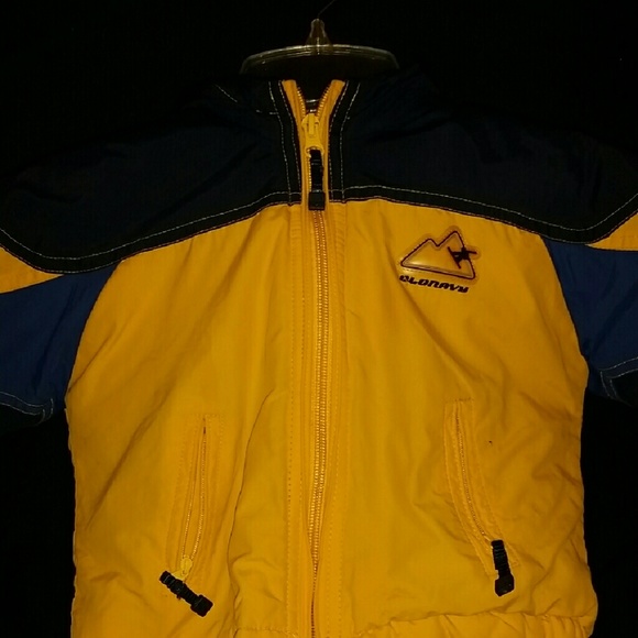 Old Navy yellow and blue Jacket