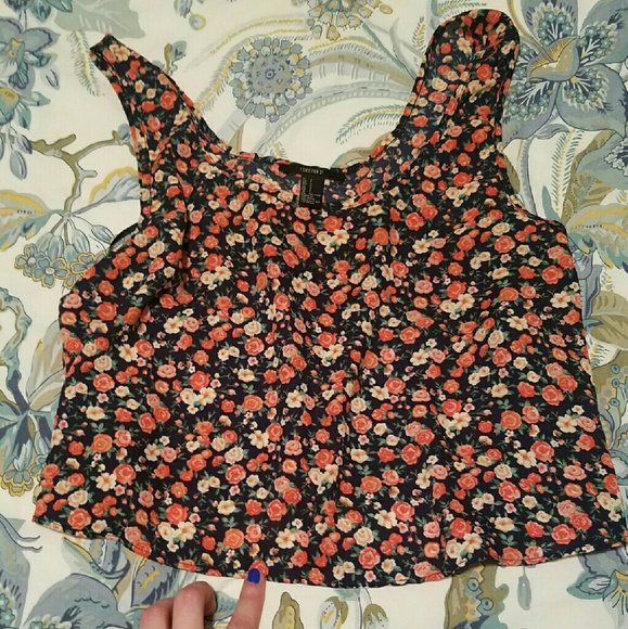 Floral crop top