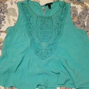 Teal tank top