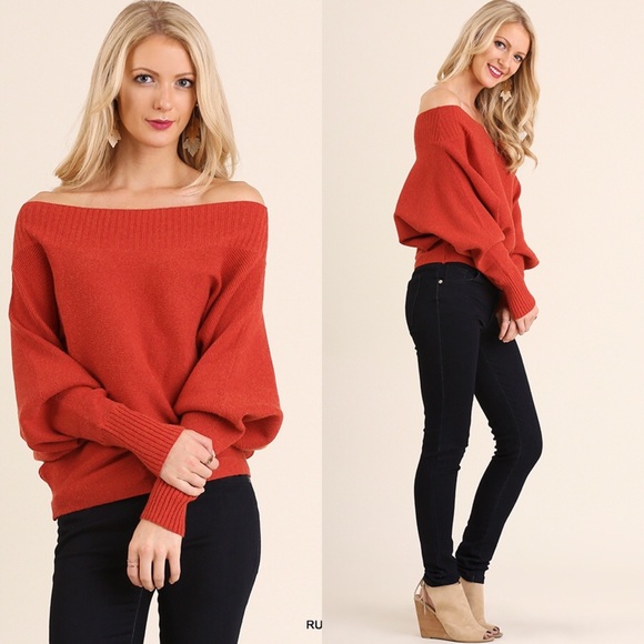 Loose Fit Sweater RUST - Picture 4 of 4