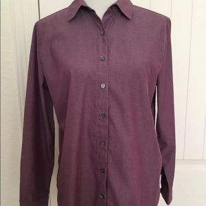 J. Jill Cotton Button Down Blouse