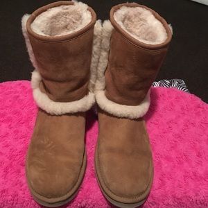 Authentic Ugg Australia fur boots size 7