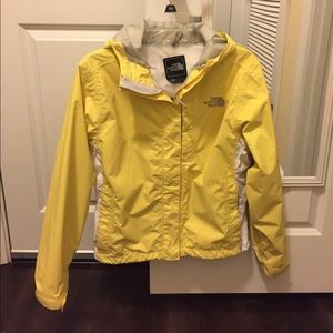 Yellow Northface Raincoat