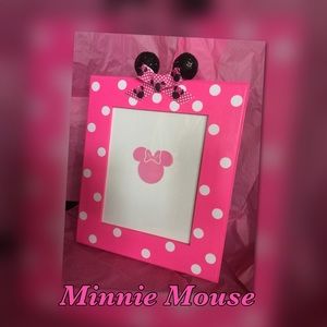 Handmade Minnie Mouse photo frame