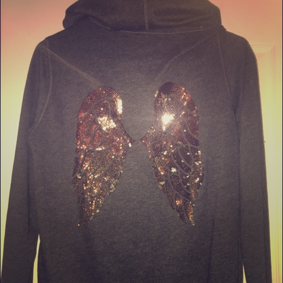 Victoria's Secret Sequin Wings Hoodie